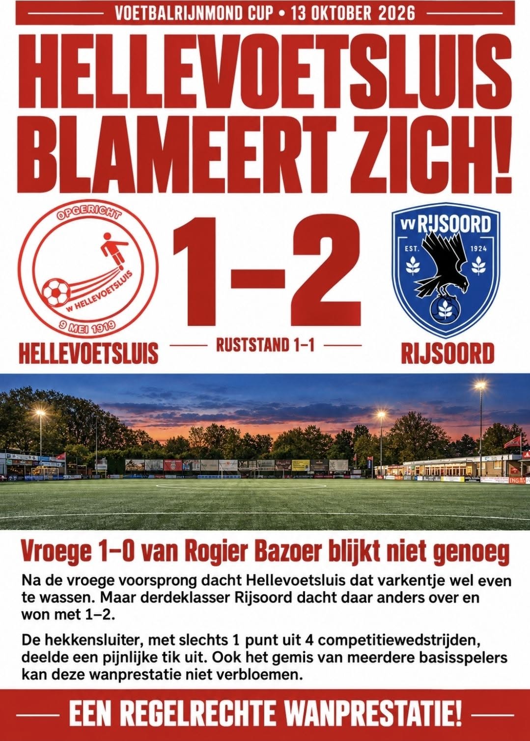 Hellevoetsluis blameert zich