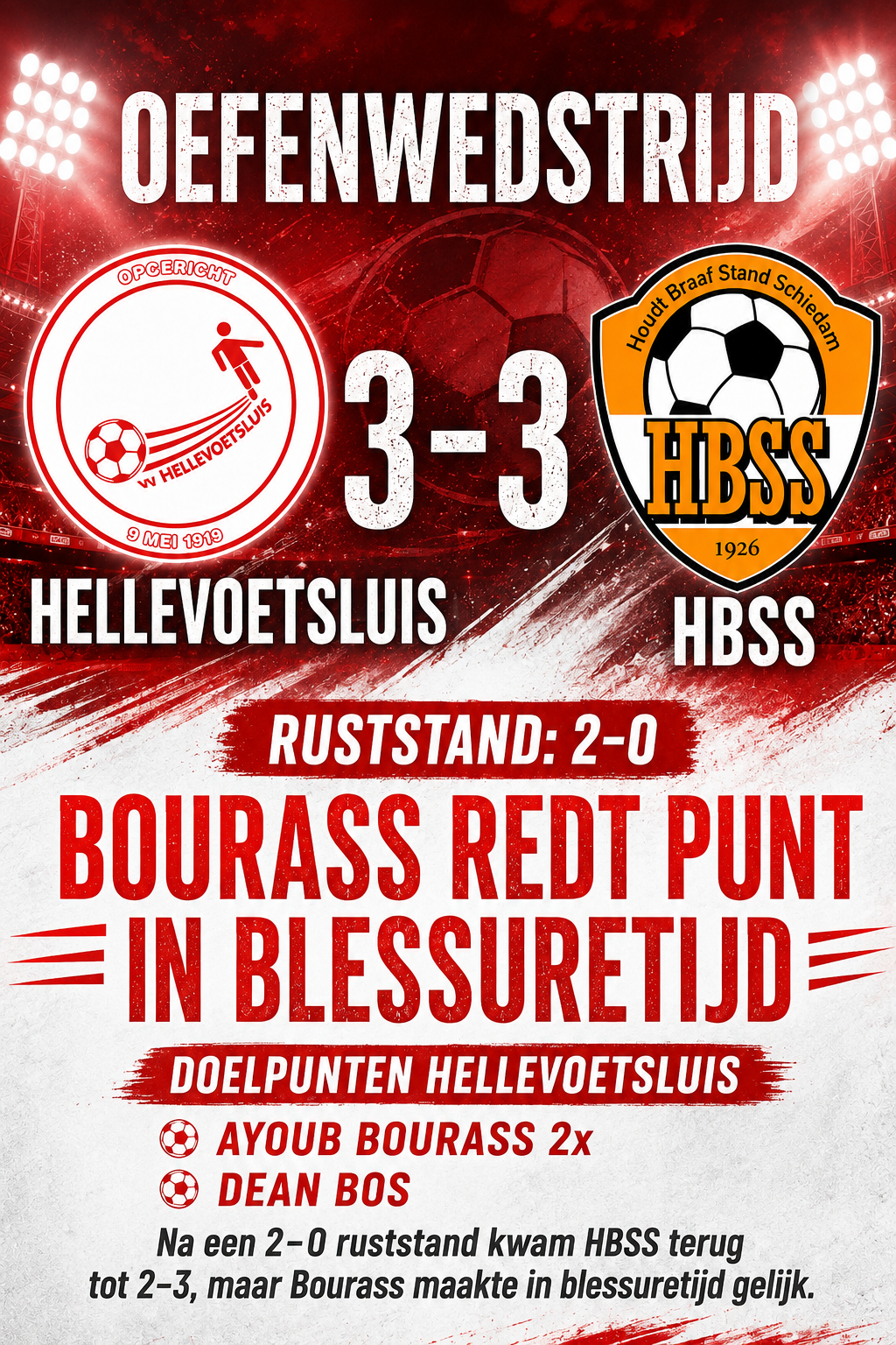 Slechte beurt Hellevoetsluis